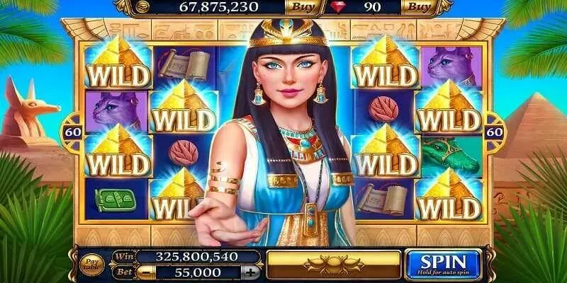 Nổ Hũ Công Chúa Ai Cập: Giới Thiệu Quay Hũ Mới Nhất 2025 4 Biểu tượng Wild giúp người chơi thắng lớn trong nổ hũ Công Chúa Ai Cập